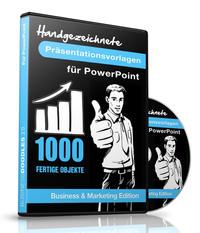 1000 Handgezeichnete Präsentationsvorlagen für PowerPoint -