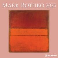 N NEUMANNVERLAGE - Mark Rothko 2025 Broschürenkalender, 30x30cm, Wandkalender mit Abbildungen von Mark Rothko, Mondphasen, viel Platz für Notizen und internationale Feiertage/Kalendarium