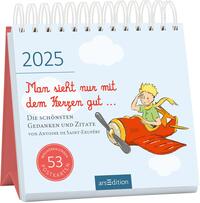 Postkartenkalender Man sieht nur mit dem Herzen gut 2025