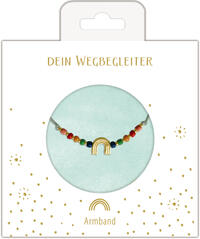 Armband – Armband mit Regenbogenanhänger