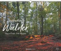 Alpha Edition - Zauberhafte Wälder 2026 – Wandkalender 52×42,5 cm mit 12 stimmungsvollen Waldlandschaften, dekorativer Monatskalender für Natur- & Waldfreunde, hochwertiger Bildkalender