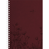 Alpha Edition - Wochenplaner Nature Line Flower Ringbuch 2026 – Taschenkalender 15×21 cm mit 128 Seiten & umweltfreundlichem Strukturpapier, Weekly-Planer mit Monatsübersichten & Notizbereichen
