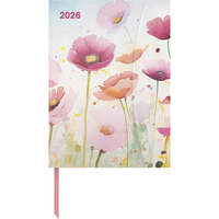teNeues - Bright Flowers 2026 – Buchkalender 16x22 cm | Floraler Wochenkalender mit Magnetverschluss für Natur- & Blumenliebhaber