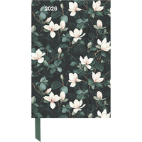teNeues - Dark Flowers 2026 – Buchkalender 10x15 cm | Kompakter Wochenkalender mit Magnetverschluss für Natur- & Blumenliebhaber