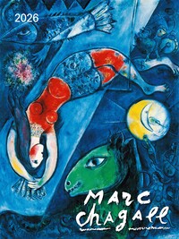 Alpha Edition - Marc Chagall 2026 – Kunstkalender 42×56 cm im 5-Farbdruck mit Meisterwerken des Expressionismus, dekorativer Wandkalender für Kunstliebhaber & Chagall-Fans