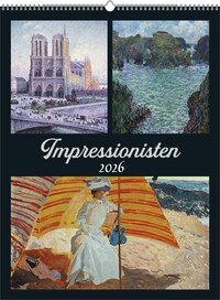 Alpha Edition - Impressionisten 2026 – Kunstkalender 42×56 cm mit Meisterwerken von Monet, Renoir, Degas & Co., dekorativer Wandkalender für Kunstliebhaber & Fans des Impressionismus