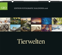 GEO - GEO Edition: Tierwelten 2026 – Wandkalender 70x60 cm, Tier-Poster-Kalender mit Wildlife-Fotografie, 12 Monatsblätter & Spiralbindung inkl. Postkarten für Tier- und Naturfreunde
