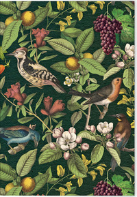 VE Kew Gardens Klappkarte Motiv Vogelparadies 5 Ex.