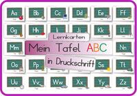 Mein Tafel ABC in Druckschrift