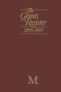 The Grants Register 1995–1997