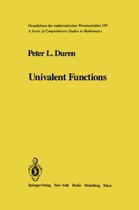 Univalent Functions