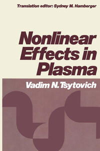 Nonlinear Effects in Plasma