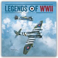 Legends of World War II – Legendäre Flugzeuge des Zweiten Weltkrieges 2027 – Wand-Kalender
