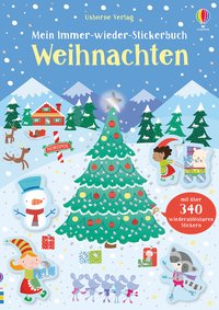 Mein Immer-wieder-Stickerbuch: Weihnachten