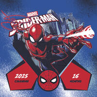 Pyramid – Spider-Man 2025 Broschürenkalender, 30x30cm, Kalender für Comic-Fans des Marvel-Klassikers, mit dynamischen Spider-Man Illustrationen, nachhaltig nur mit Papierumschlag