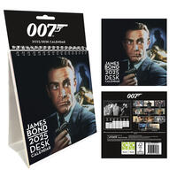 Pyramid – James Bond 2025 Tischkalender, 29,7x42cm, Monatsplaner für Film-Fans im ikonischen Bond-Design, monatsübersicht, nachhaltig nur mit Papierumschlag