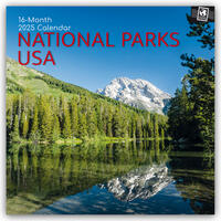 National Parks USA 2025 – 16-Monatskalender