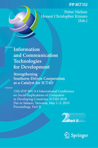 Information and Communication Technologies for Development. Strengthening Southern-Driven Cooperation as a Catalyst for ICT4D