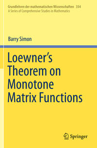 Loewner's Theorem on Monotone Matrix Functions