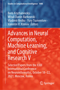 Advances in Neural Computation, Machine Learning, and Cognitive Research V