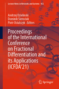 Proceedings of the International Conference on Fractional Differentiation and its Applications (ICFDA’21)