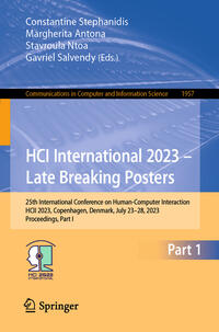 HCI International 2023 – Late Breaking Posters