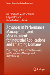Advances in Performance Management and Measurement for Industrial Applications and Emerging Domains