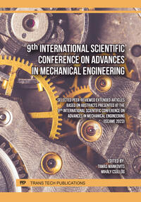 9th International Scientific Conference on Advances in Mechanical Engineering