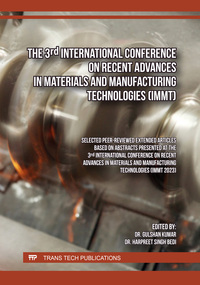 The 3rd International Conference on Recent Advances in Materials and Manufacturing Technologies (IMMT)