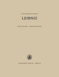 Gottfried Wilhelm Leibniz: Sämtliche Schriften und Briefe. Allgemeiner... / 1694