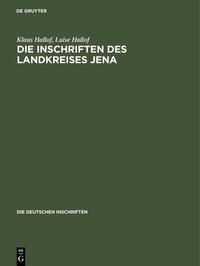 Die Inschriften des Landkreises Jena