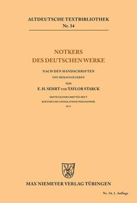 Notkers des Deutschen Werke