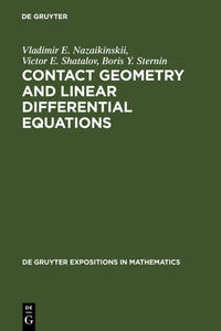 Contact Geometry and Linear Differential Equations