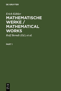 Mathematische Werke / Mathematical Works