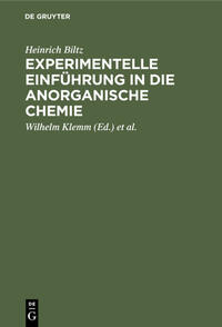 Experimentelle Einführung in die anorganische Chemie