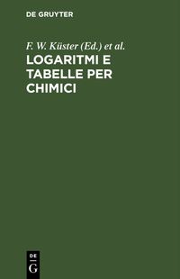 Logaritmi e Tabelle per Chimici