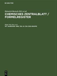 1966, Teil III: C16–C255-Gruppe