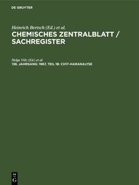 1967, Teil 1b: Ch17–Haranalyse
