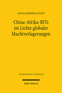 China-Afrika-BITs im Lichte globaler Machtverlagerungen