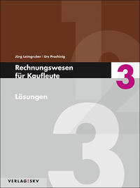 Rechnungswesen für Kaufleute 3 - Lösungen, Bundle inkl. PDF