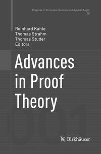 Advances in Proof Theory