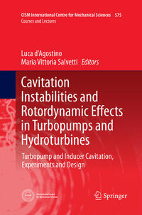 Cavitation Instabilities and Rotordynamic Effects in Turbopumps and Hydroturbines