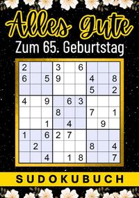 65 Geburtstag Geschenk | Alles Gute zum 65. Geburtstag - Sudoku