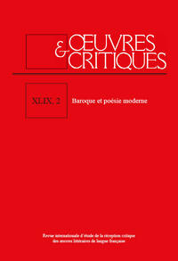 OEUVRES & CRITIQUES XLIX, 2