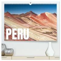 Geheimnisvolles Peru (hochwertiger Premium Wandkalender 2025 DIN A2 quer), Kunstdruck in Hochglanz