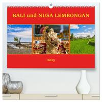 Bali und Nusa Lembongan (hochwertiger Premium Wandkalender 2025 DIN A2 quer), Kunstdruck in Hochglanz