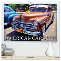 AMERICAN CAR 1950 (hochwertiger Premium Wandkalender 2025 DIN A2 quer), Kunstdruck in Hochglanz