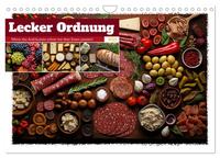 Lecker Ordnung (Wandkalender 2025 DIN A4 quer), CALVENDO Monatskalender