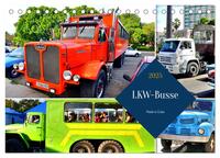 LKW-Busse - Made in Cuba (Tischkalender 2025 DIN A5 quer), CALVENDO Monatskalender