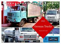 German Trucks - Deutsche LKW in Kuba (Tischkalender 2025 DIN A5 quer), CALVENDO Monatskalender